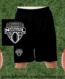 National Championship Mesh Shorts Design Zoom